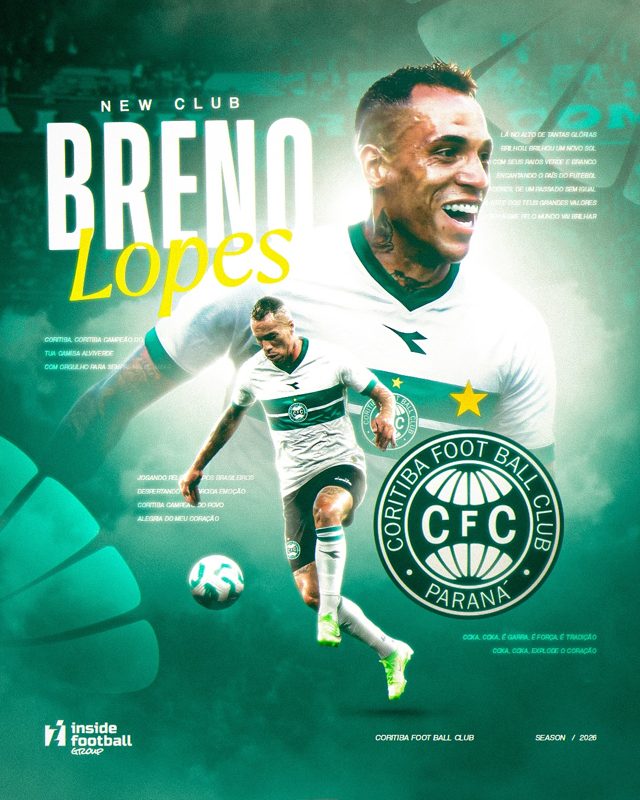 Breno Lopes, new club Coritiba
